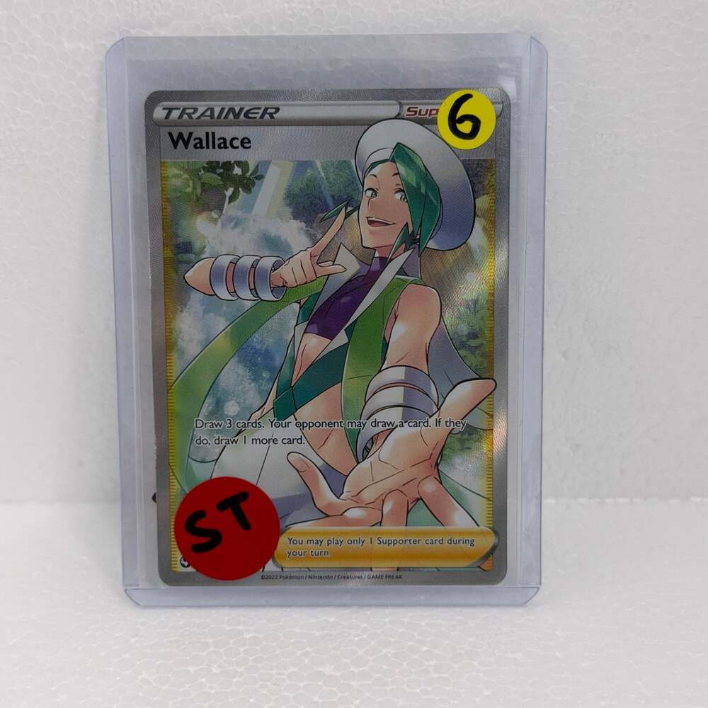 Pokemon Card Wallace Full Art 194/195 Silver Tempest